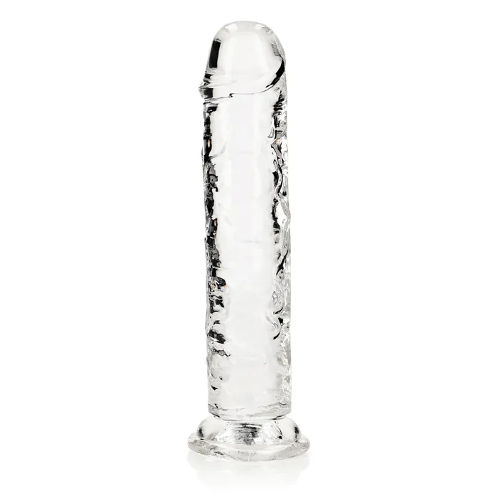 Dildos Shots Toys Shots Real Rock Crystal Clear 8 Inch Dildo Clear