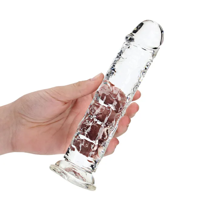 Dildos Shots Toys Shots Real Rock Crystal Clear 8 Inch Dildo Clear