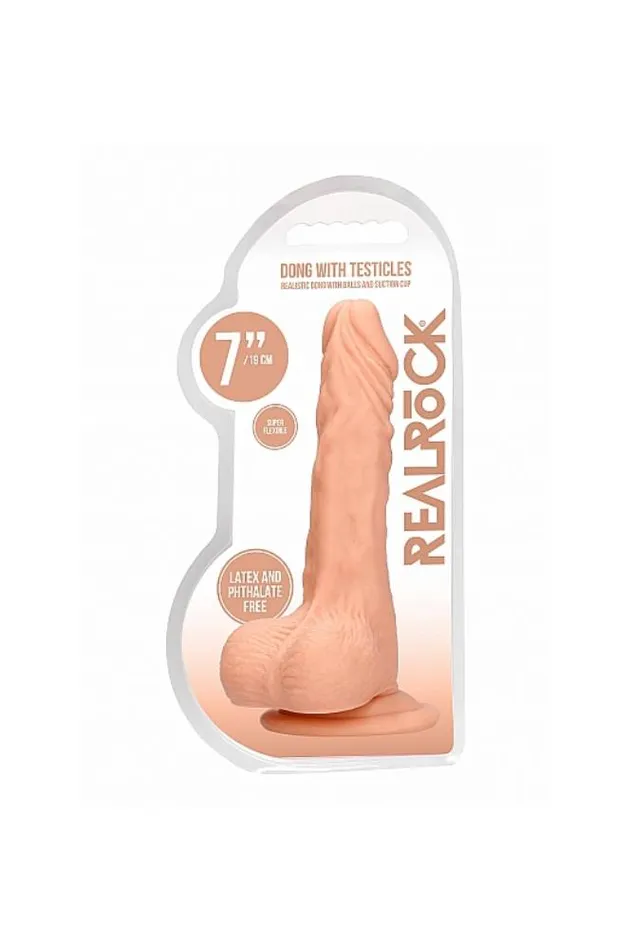 Dildos Shots Toys Shots Toys RealRock Skin Realistic Dildo with Balls 7 Inch