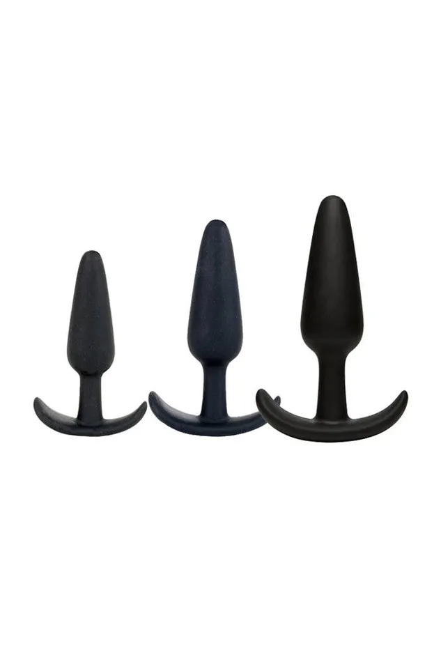 Doc Johnson Mood Naughty 1 Silicone Butt Plug Black Assorted Sizes Doc Johnson Anal Doc Johnson Mood Naughty 1 Silicone Butt Plug Black Assorted Sizes Doc Johnson Anal