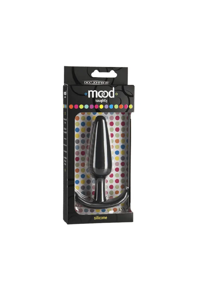 Doc Johnson Mood Naughty 1 Silicone Butt Plug Black Assorted Sizes Doc Johnson Anal