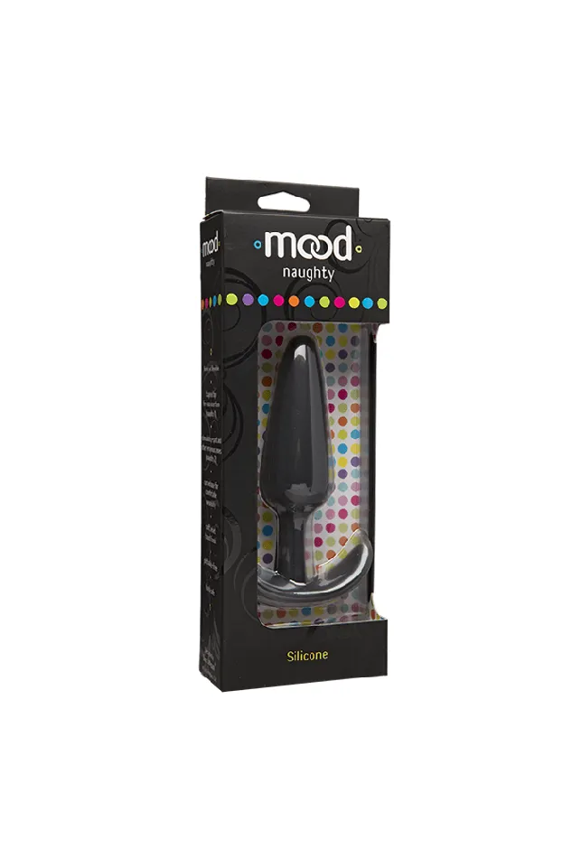 Doc Johnson Mood Naughty 1 Silicone Butt Plug Black Assorted Sizes Doc Johnson Anal
