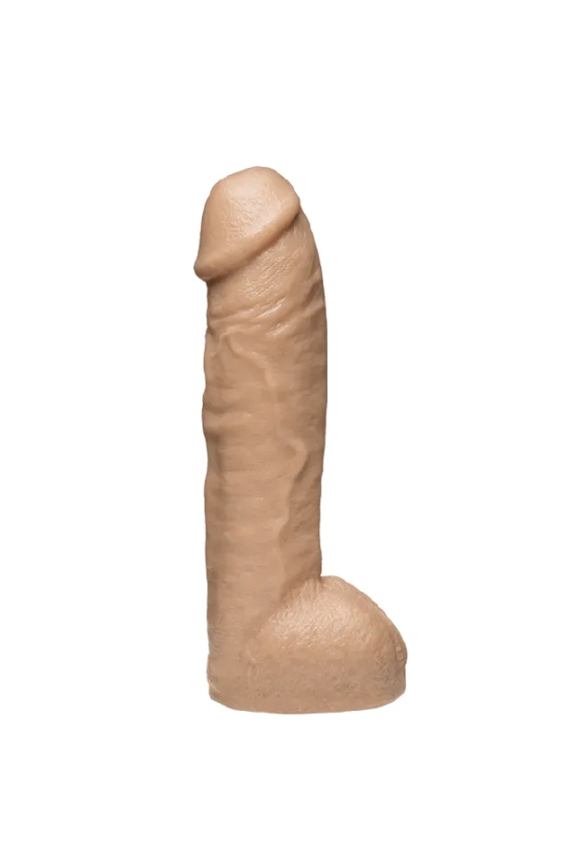 Doc Johnson VacULock by Doc Johnson Realistic Hung Dildo Beige Dildos