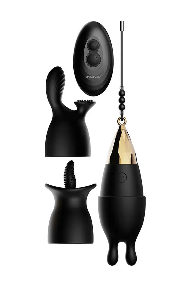 Evolved Eggcitement Vibrator Kit Black Evolved Vibrators