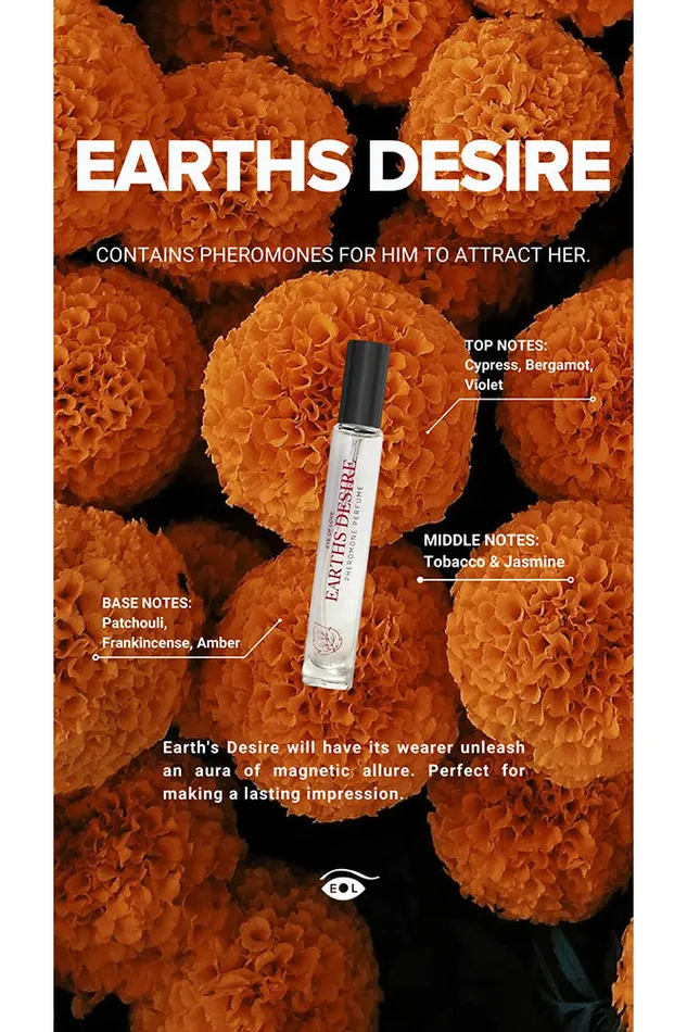 Eye of Love Vibrators Eye of Love Earths Desire Pheromone Cologne Attract Her
