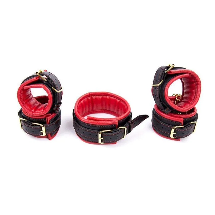 FauxVegan Leather BDSM Restraints Set Oxyshop Male Sex Toys