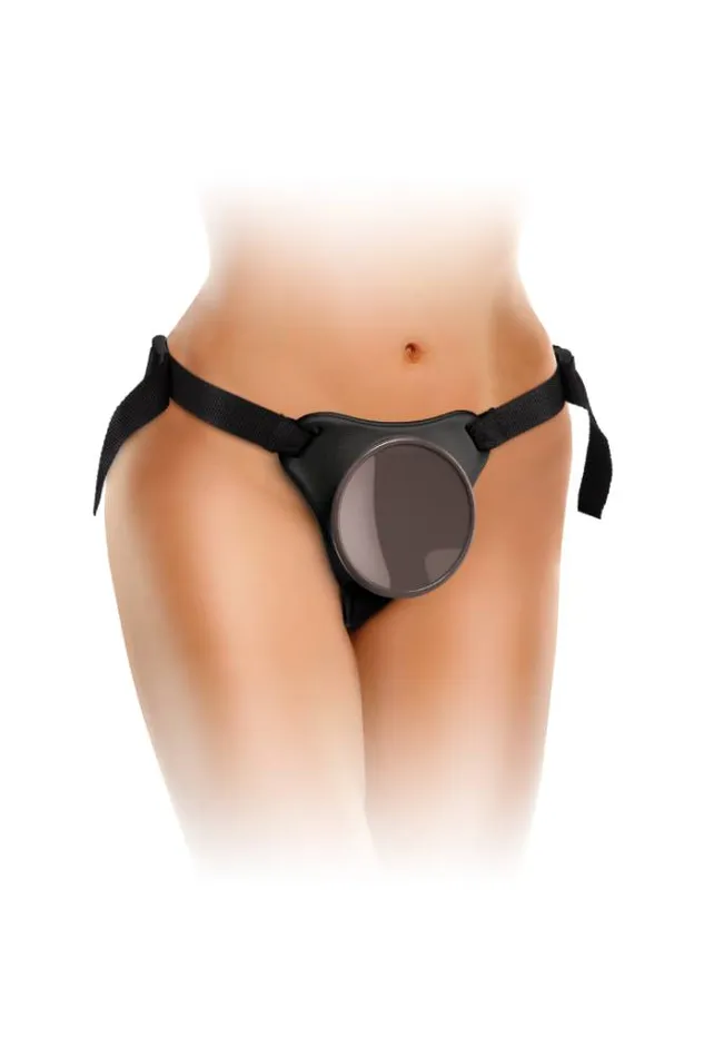 Female Sex Toys Pipedream Pipedream King Cock Elite Deluxe Silicone Body Dock Strapon Kit Beige