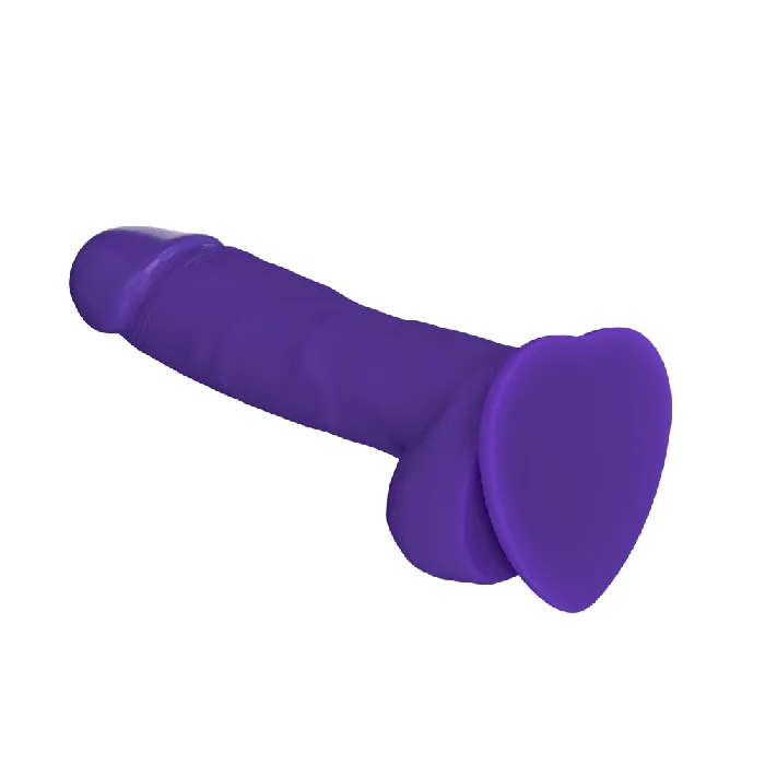 Female Sex Toys STRAP ON ME Strap On Me Soft Realistic Dildo XL Purple