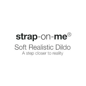 Female Sex Toys STRAP ON ME Strap On Me Soft Realistic Dildo XL Purple