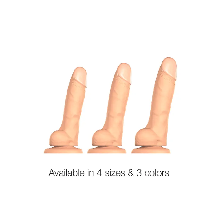 Female Sex Toys STRAP ON ME Strap On Me Soft Realistic Dildo XL Purple