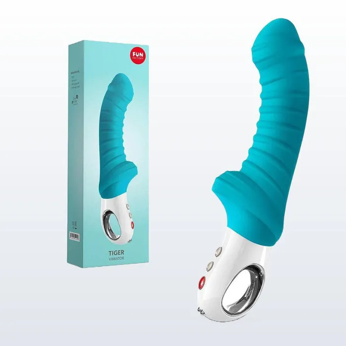 Fun Factory Tiger GSpot Strong Vibrator Petrol Blue Fun Factory Vibrators