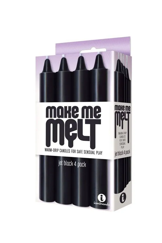 Icon Brands Make Me Melt Warm Drip Candles Black Icons Brands Anal