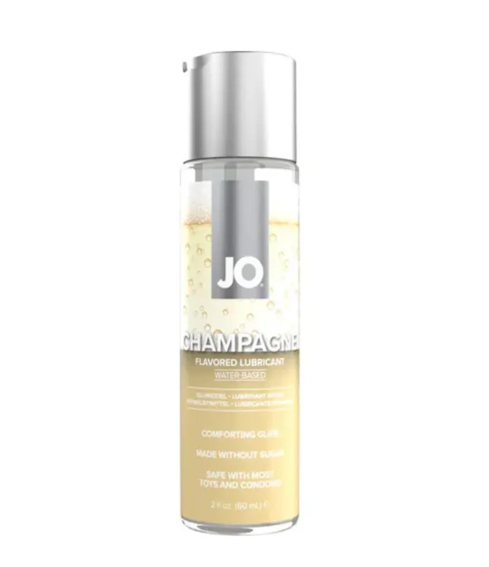 JO Lubricants JO H2O Champagne Flavored Lubricant 60ml