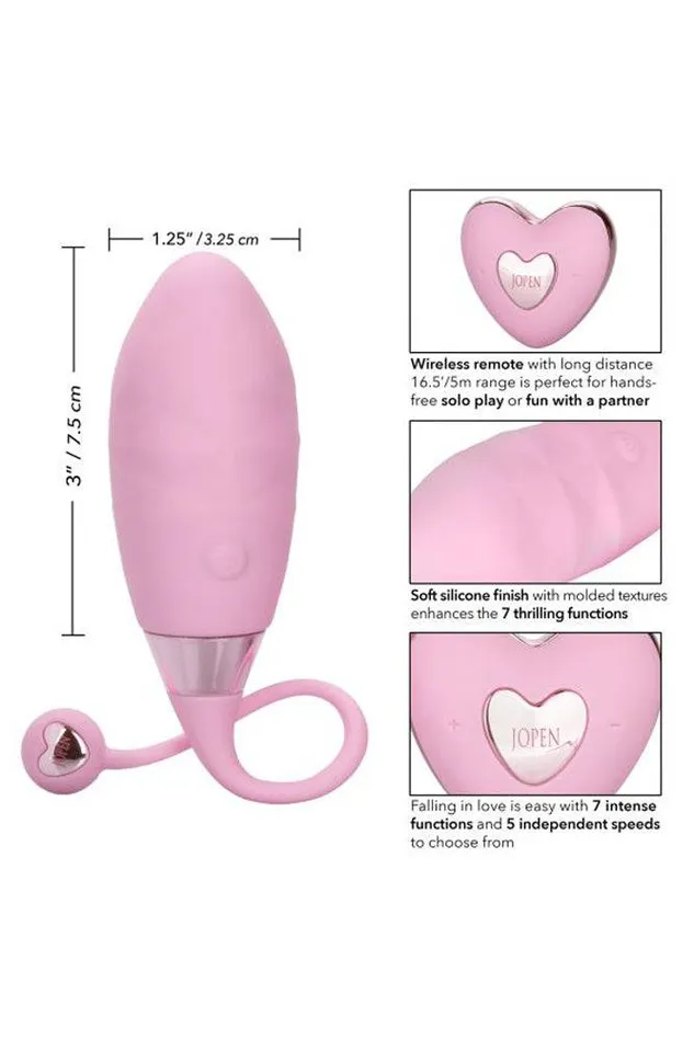 Jopen Female Sex Toys Jopen Amour Remote Control Bullet Vibrator Pink