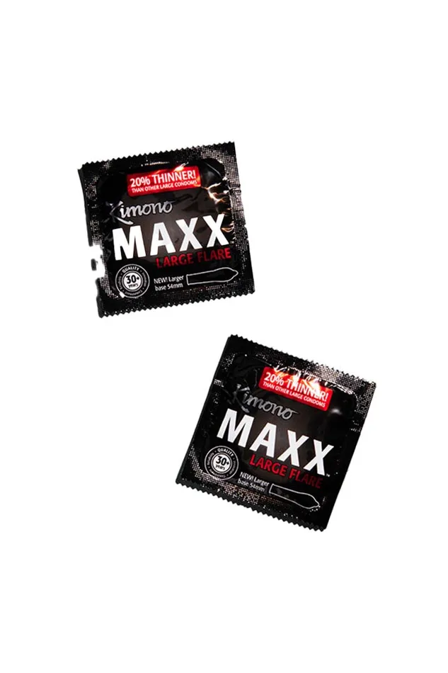 Kimono Male Sex Toys Kimono Maxx Large Flare Condom 24 pack