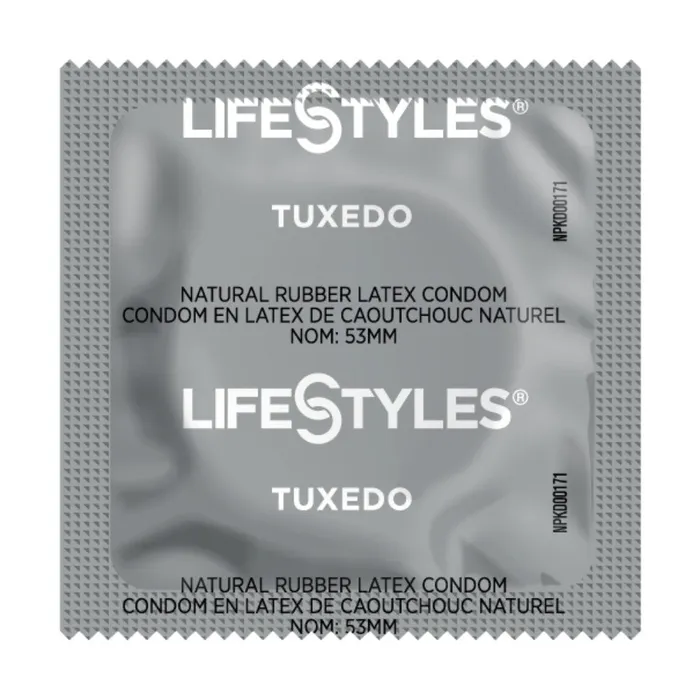 LifeStyles Anal LifeStyles Tuxedo Black Condoms