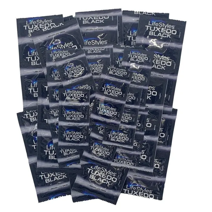 LifeStyles Anal LifeStyles Tuxedo Black Condoms