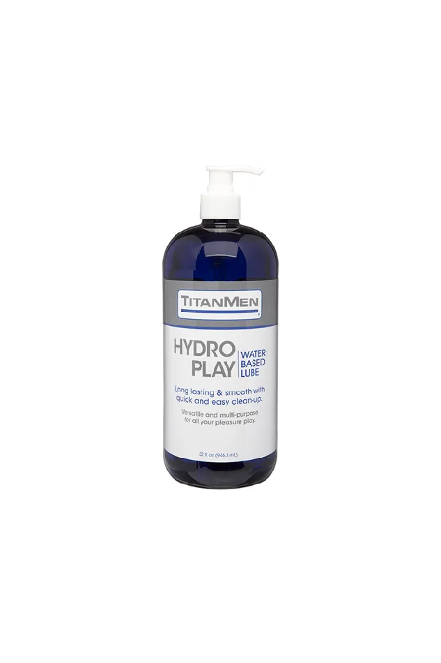 Lubricants Doc Johnson Doc Johnson TitanMen Hydro Play WaterBased Lubricant Assorted Sizes
