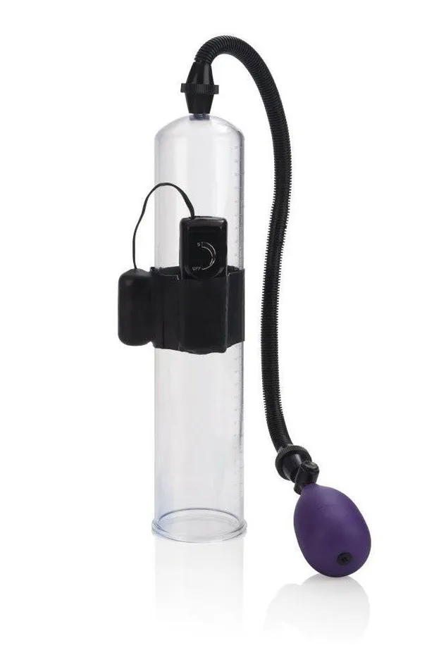 Male Sex Toys Cal Exotics Cal Exotics Vibrating Big Mans Penis Pump Oversized
