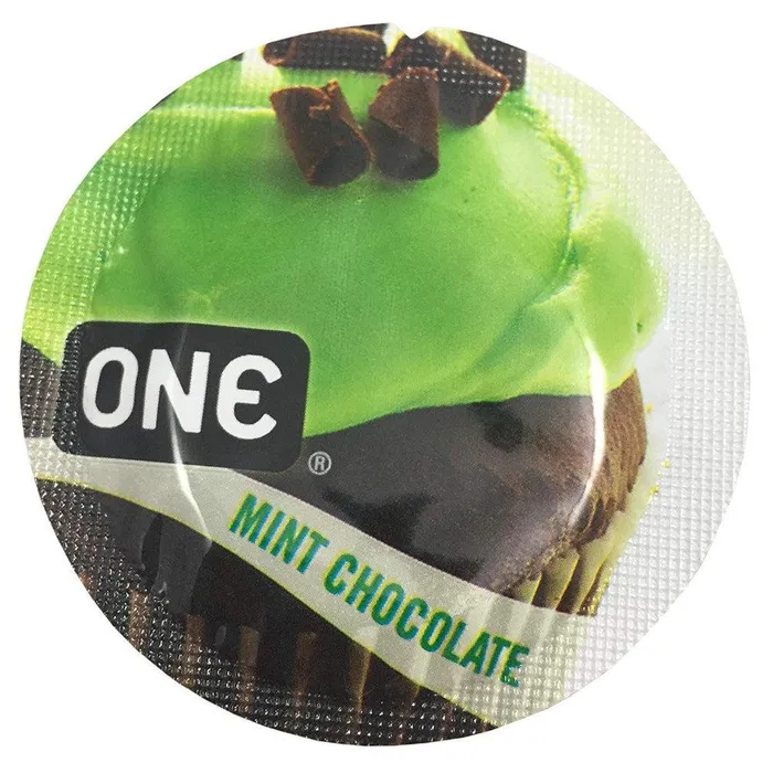 ONE Mint Chocolate Flavored Condoms ONE Vibrators