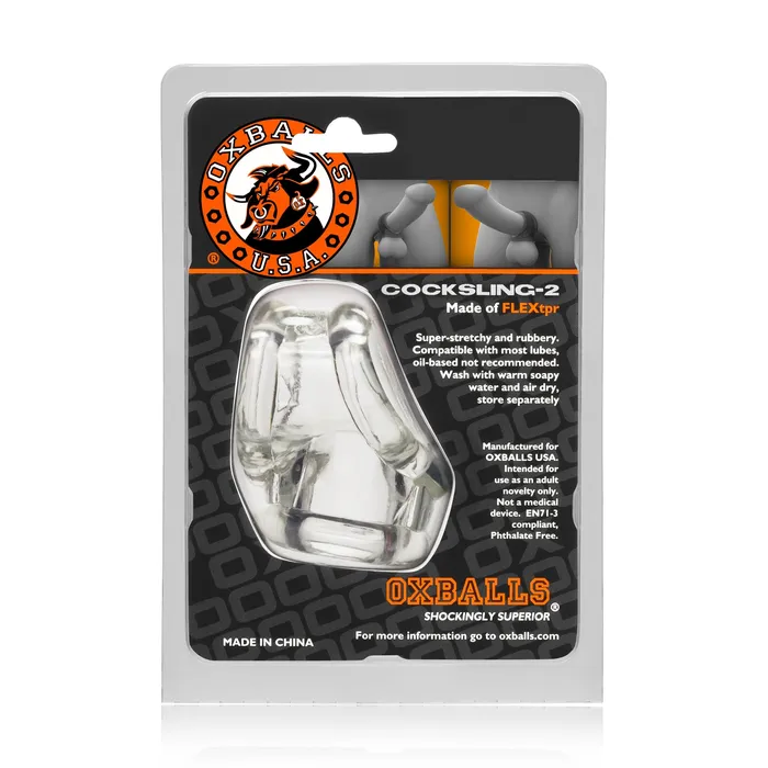 Oxballs Cock Sling 2 Clear OXBALLS Dildos