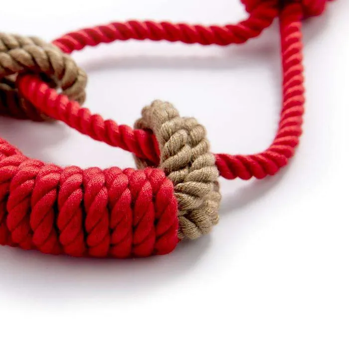 Oxyshop Shibari rope gag BDSM bite gag with rope tie Handmade Bondage toy Couples