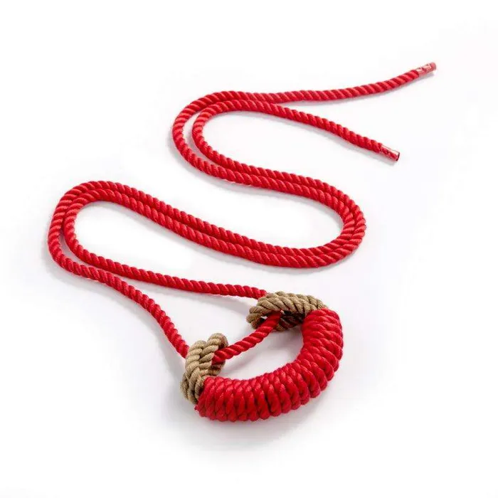 Oxyshop Shibari rope gag BDSM bite gag with rope tie Handmade Bondage toy Couples