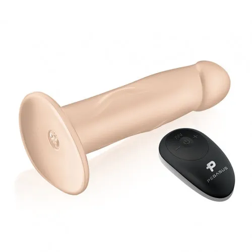 Pegasus Anal Pegasus Remote Control 8 Inch Realistic Silicone Peg With Harness Light