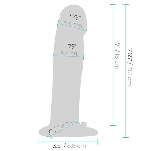 Pegasus Anal Pegasus Remote Control 8 Inch Realistic Silicone Peg With Harness Light