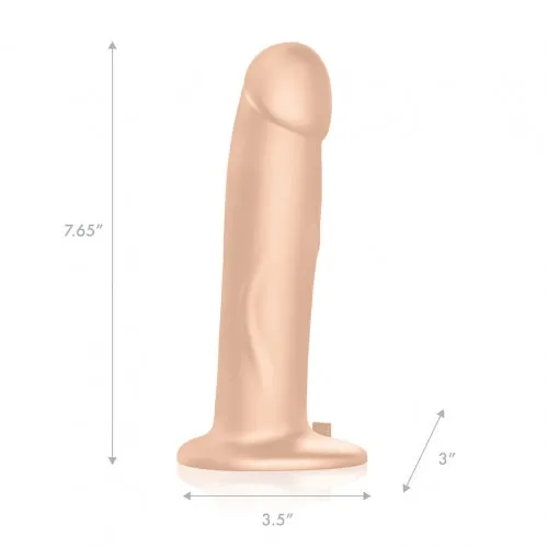 Pegasus Anal Pegasus Remote Control 8 Inch Realistic Silicone Peg With Harness Light