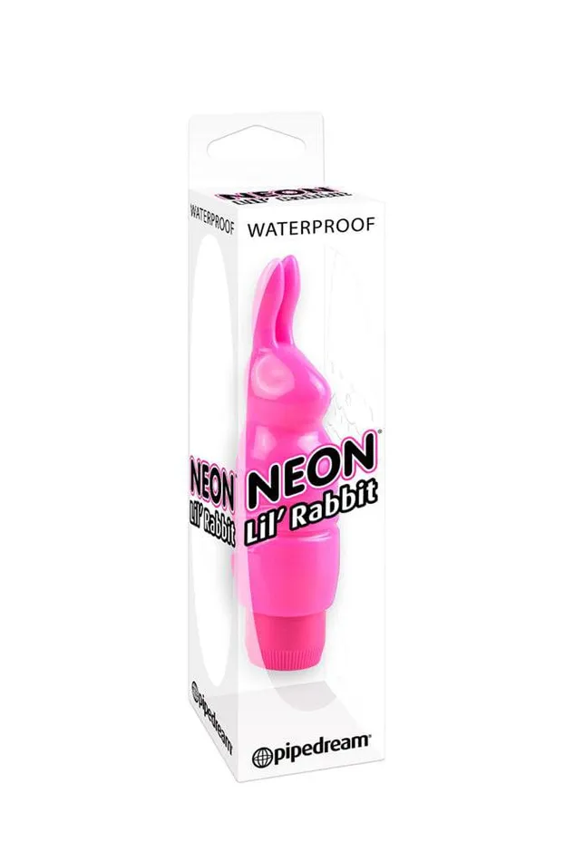Pipedream Vibrators Pipedream Neon Lil Rabbit Clitoral Vibrator Pink