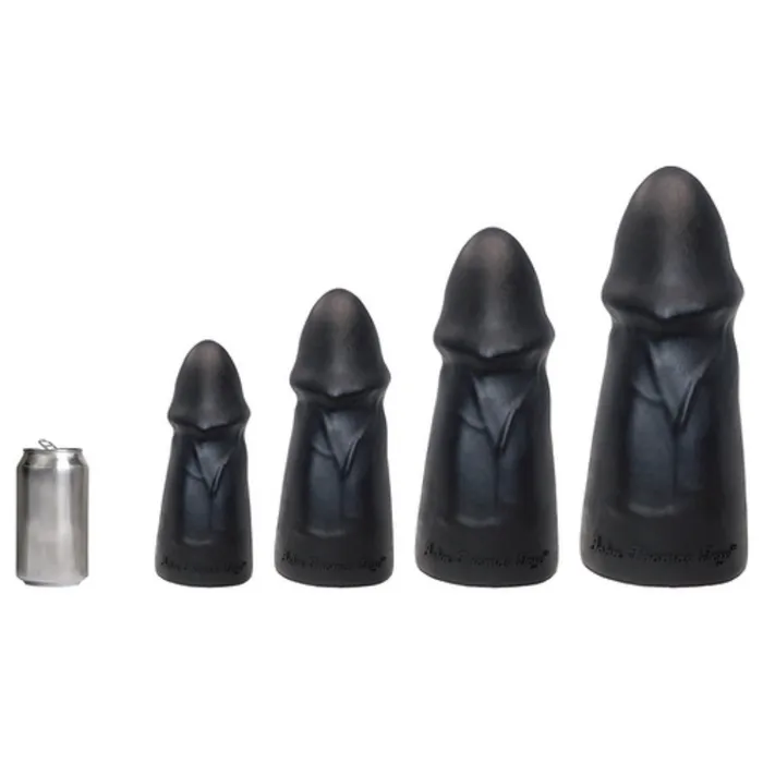 Platinum Silicone Series Anal Platinum Liquid Silicone Stretcher Master 12 Inch Black