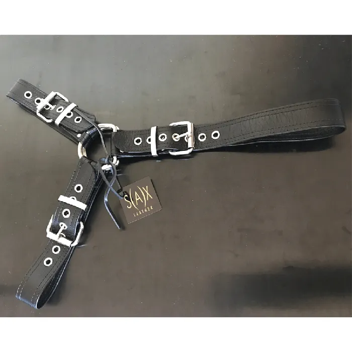 SAX Gladiator Harness Nappa SAX Leather Female Sex Toys
