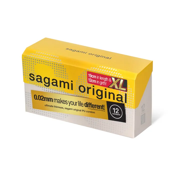 Sagami Original 002 PU Extra Large Condom 12 Pack SAGAMI Male Sex Toys