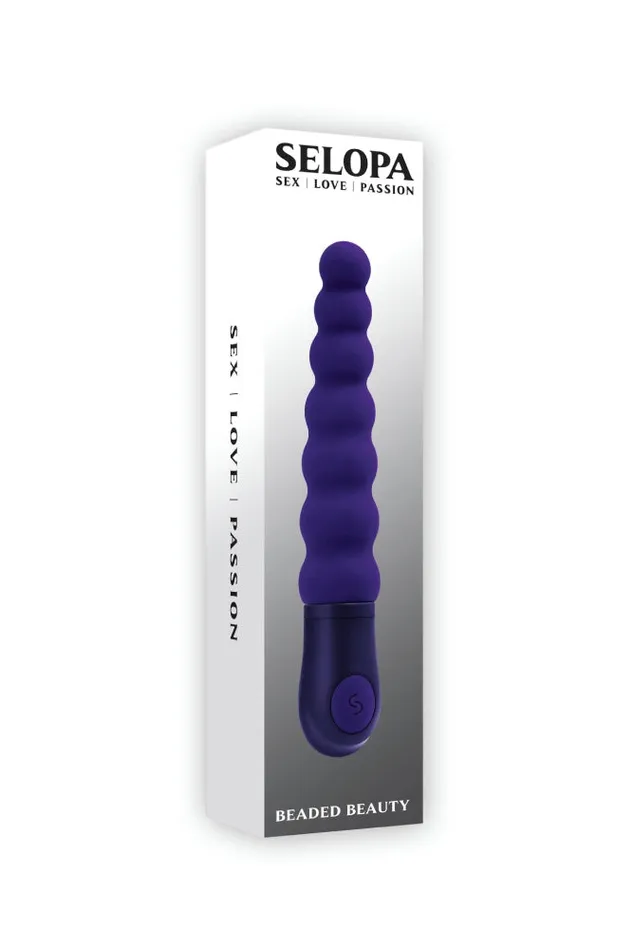 Selopa Vibrators Selopa Beaded Beauty Vibrator Purple