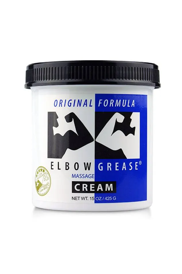 Sexual Health Wellbeing Elbow Grease Original Cream Formula Oil Based Lubricant Elbow Grease