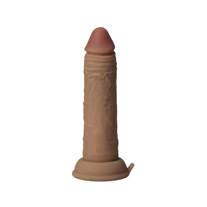 SHAFT Dildos Shaft Vibrating Model J Liquid Silicone Dildo 65 Inch Oak