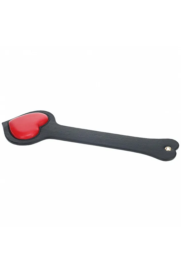 Shots Toys Anal Ouch International Milan Collection Paddle BlackRed