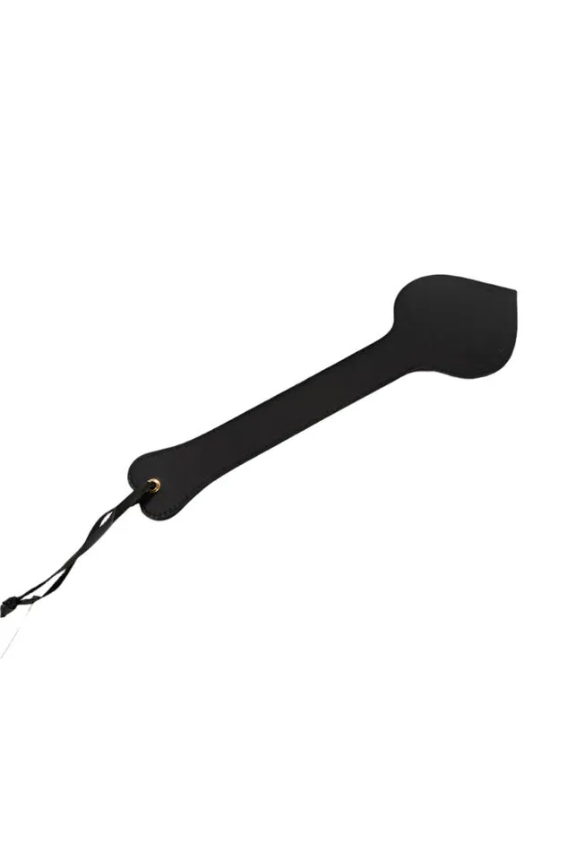 Shots Toys Anal Ouch International Milan Collection Paddle BlackRed