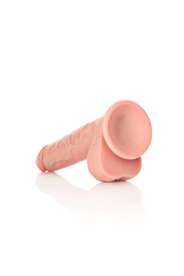 Shots Toys Dildos Shots Toys RealRock 11 Straight Dildo with Balls Various Colors