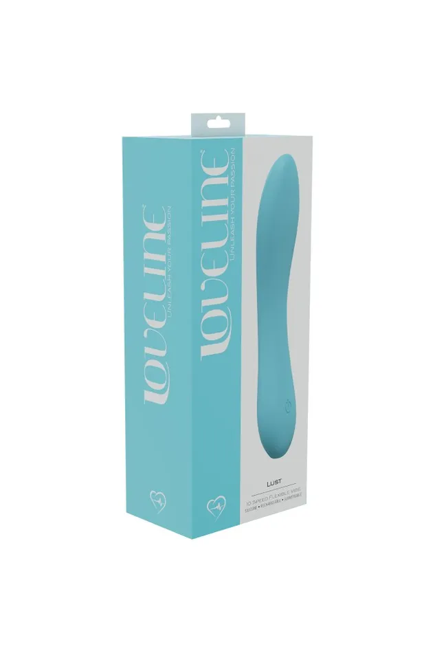 Shots Toys Loveline Lust Flexible GSpot Vibrator Turquoise Shots Toys Vibrators