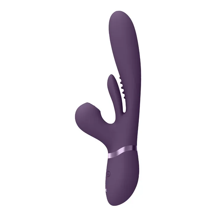 Shots Toys Shots Vive Kura Thrusting Rabbit Purple Vibrators