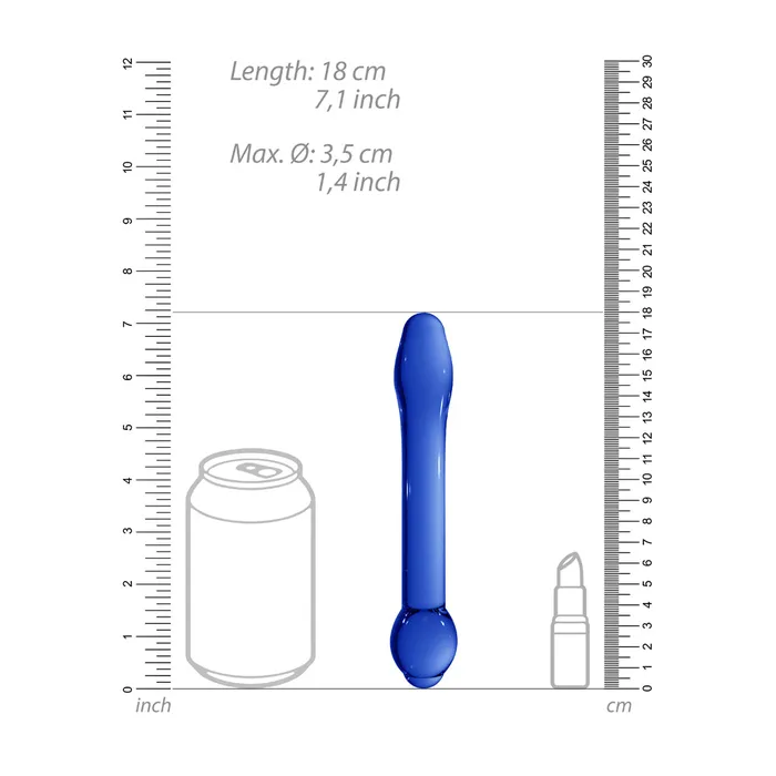 Shots Toys Vibrators Shots Chrystalino Treasure Blue