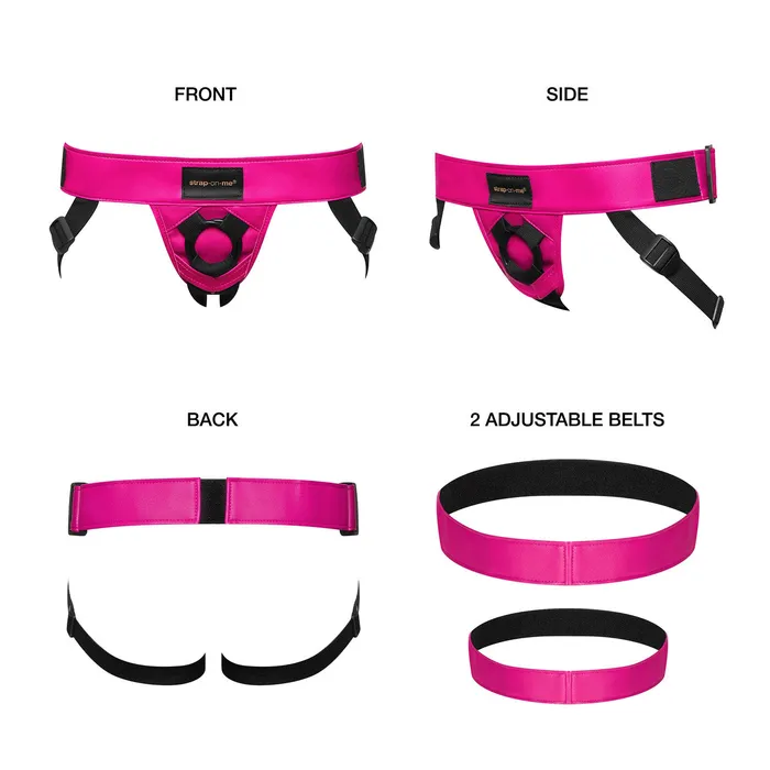 STRAP ON ME Female Sex Toys Strap On Me Dildo Harness Curious Fuschia