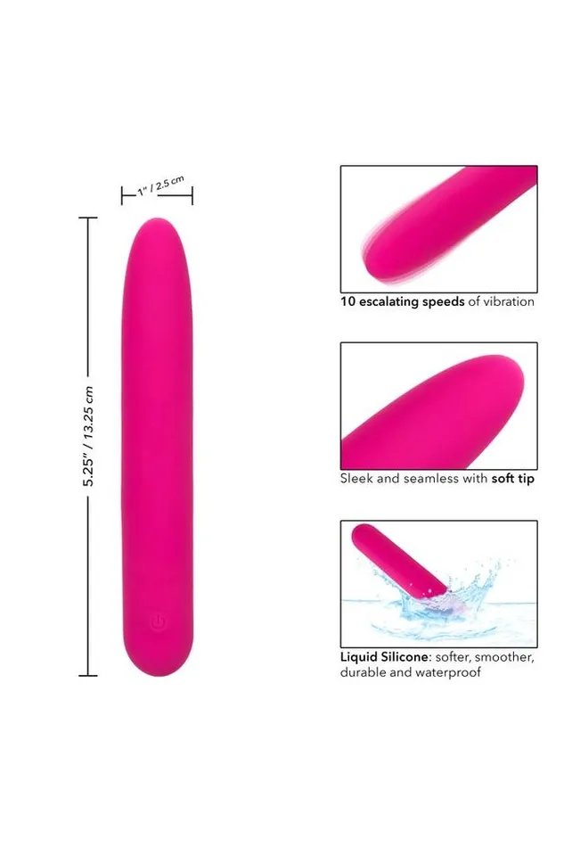 Vibrators Cal Exotics Cal Exotics Bliss Liquid Silicone Vibrator Pink
