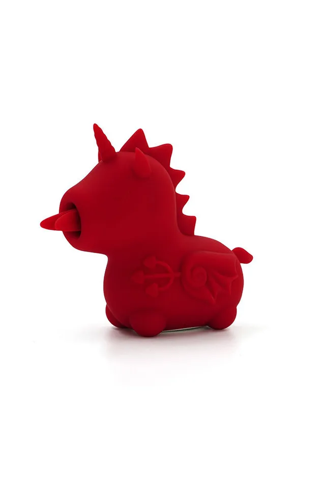 Vibrators Creative Conceptions Creative Conceptions Unihorn Blaze Diablo Forked Tongue Vibrator Red Vibrators Creative Conceptions Creative Conceptions Unihorn Blaze Diablo Forked Tongue Vibrator Red