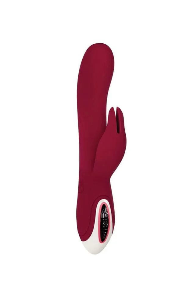 Vibrators Evolved Evolved Inflatable Bunny Vibrator Burgundy