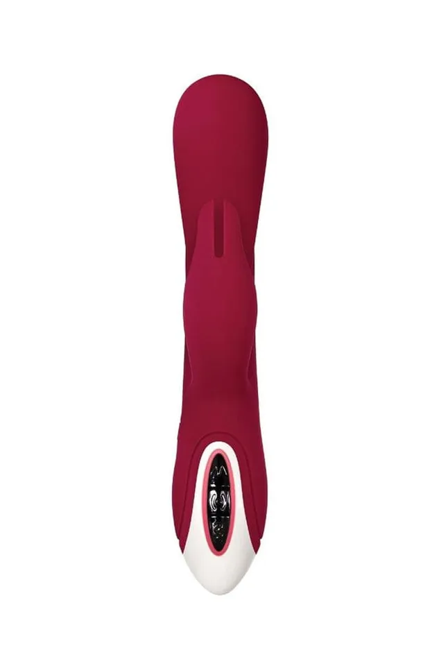 Vibrators Evolved Evolved Inflatable Bunny Vibrator Burgundy