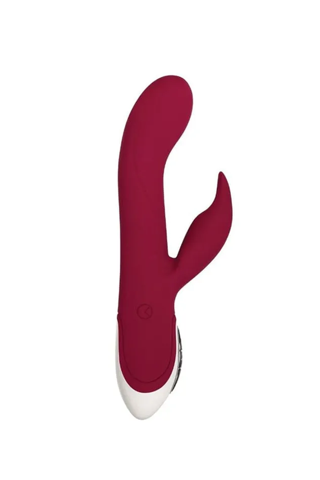Vibrators Evolved Evolved Inflatable Bunny Vibrator Burgundy