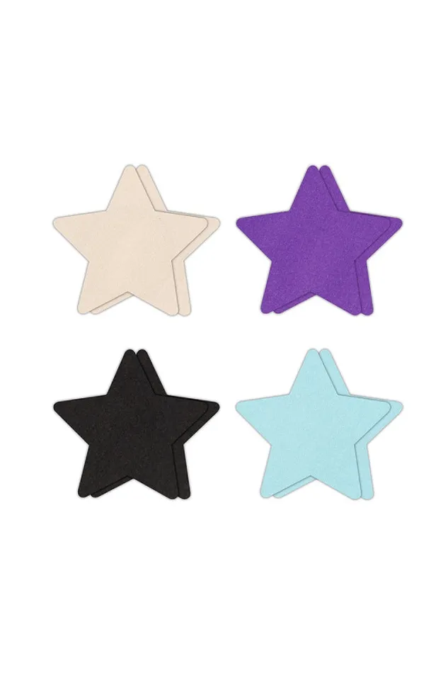 Vibrators NS Novelties NS Novelties Pretty Pasties Star Pasties 4 Pair